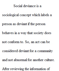 Starting to Study Deviance Sociologically: A Letter to Your Instructor